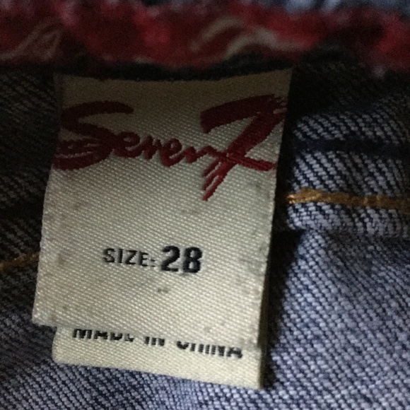 Seven 7 Flare Jean Size 28 - Picture 5 of 8